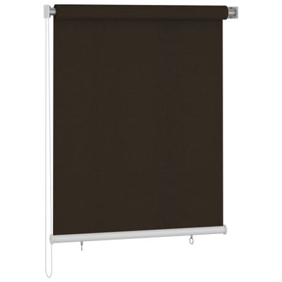 vidaXL Vonkajšia zatemňovacia roleta 120x140 cm hnedá