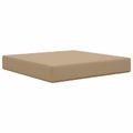 vidaXL Vankúš na vonkajšiu pohovku Polyester Sivohnedá 60 x 60 cm