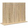 vidaXL Toaletné zrkadlo Sonoma dub 60 x 45 x 18 cm Obdĺžnikový