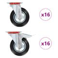 vidaXL Otočné kolieska 32 ks, 160 mm