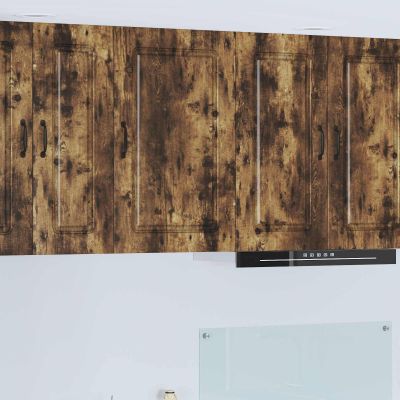vidaXL Dvierka na umývačku Kalmar Dymová dub 50 x 31 x 80 cm