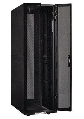 XtendLan 42U/600x1000 stojanový, černý, perforované dvoukřídlé dveře a záda Rozvadec, 19", stojanový, rozebíratelný, výška 42U, 600 x 1000, perforované zadní, perforované dvoukrídlé prední dvere, perforova