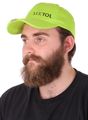 Kšiltovka s LED svetlom B-CAP 25lm, nabíjacia, USB, univerzálna veľkosť, fluorescentne zelená SIXTOL