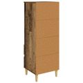 vidaXL Highboard Staré drevo 40 x 36 x 110 cm Kompozitné drevo