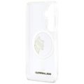 Puzdro Karl Lagerfeld IML Peekaboo Choupette MagSafe pre Samsung Galaxy S26 transparentné