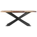 vidaXL Jedálenský stôl 180x90x76 cm akáciaový masív
