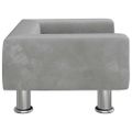 vidaXL Pelech pre psa bledosivý 50x40x26,5 cm zamat