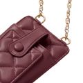 Quilted phone bag 19*10,5*2cm red