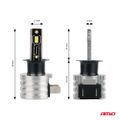 LED žiarovky hlavného svietenia H3 H-mini Series AMiO-03330