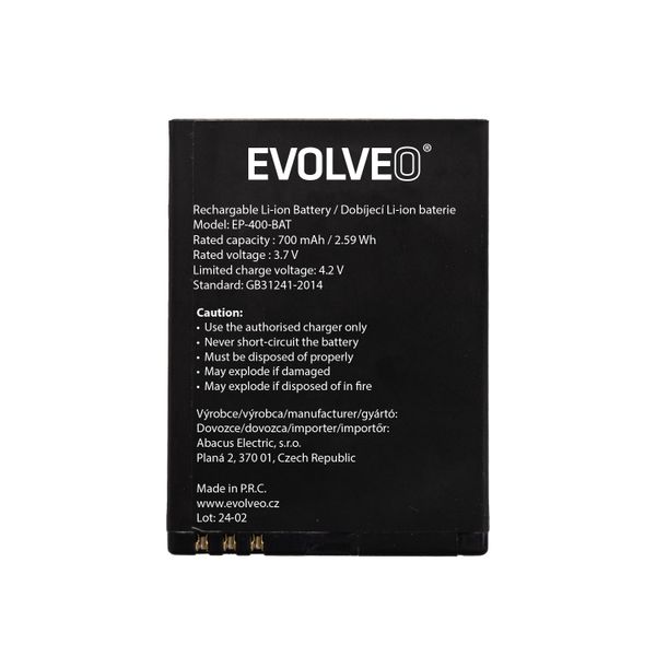 EVOLVEO orig. batéria 700 mAh pre EasyPhone ID/EG/XS (EP-400/550/570)
