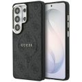 Puzdro Guess 4G Embossed Ring MagSafe pre Samsung Galaxy S26 Ultra čierne