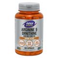 Arginín & Ornitín - NOW Foods, 100 kaps.