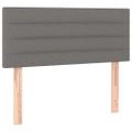 vidaXL Boxspring posteľ s matracom tmavosivá 90x190 cm látka