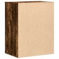 vidaXL Rohová komoda so zásuvkami dymový dub 60x41x76 cm kompoz. drevo
