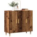 vidaXL Komoda staré drevo 90x34x80 cm kompozitné drevo