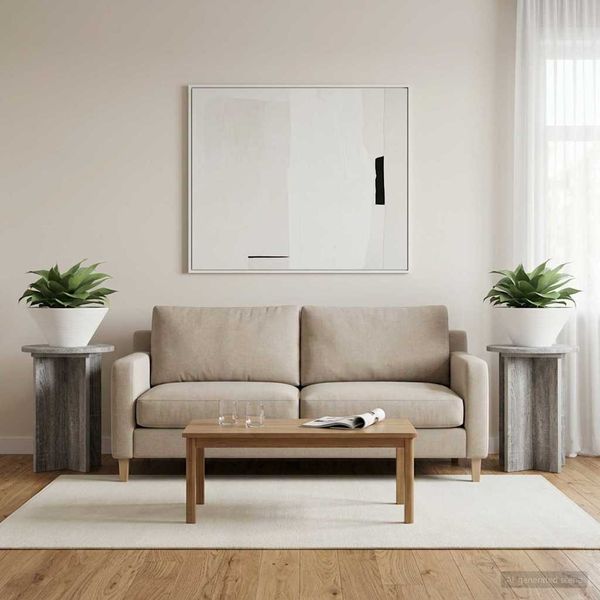vidaXL Stojan na rastliny 2 pcs Sivá sonoma Ø29,5 x 40 cm