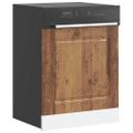 vidaXL Panel umývačky riadu Kalmar 60x1,5x57 cm kompozitné drevo