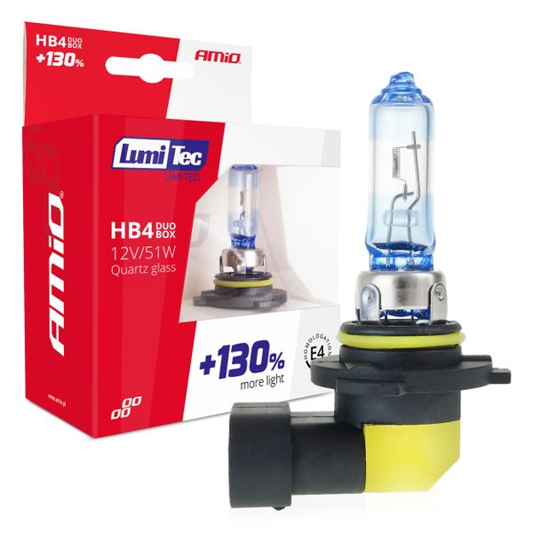 Halogénový duo blister (2ks) sada LumiTec LIMITED +130% HB4 12V 51W DUO