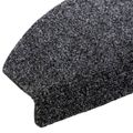 vidaXL Samolepiace schodové rohože 15 ks 80 x 24,5 x 3,5 cm Tmavosivá
