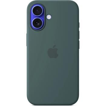 iPhone 16 Plus Silikónové puzdro s MS - Lake Green
