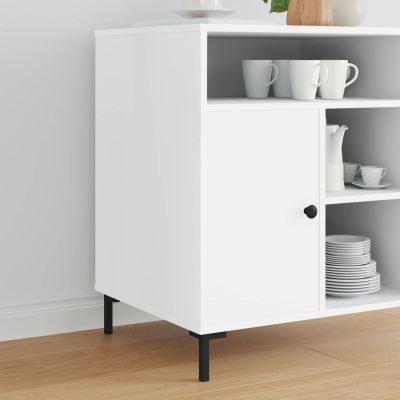 vidaXL Stojace nohy 12 pcs Čierna 57 x 57 x 100 mm Železo