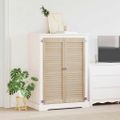 vidaXL Skříňové dvere s dverami 2 ks Prírodná 110 x 2,1 x 39,5 cm