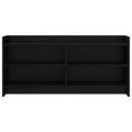 vidaXL TV skrinka 100 x 33 x 47 cm Čierny dub Kompozitné drevo