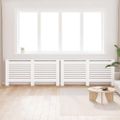 vidaXL Kryty na radiátor 2 ks biele 172x19x81,5 cm MDF