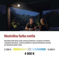 LED reflektor TAMBO EVO, 20 W, 2000 lm, IP65, čierny