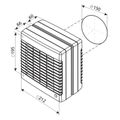 Ventilátor VENTS 150 MAO1 okenný