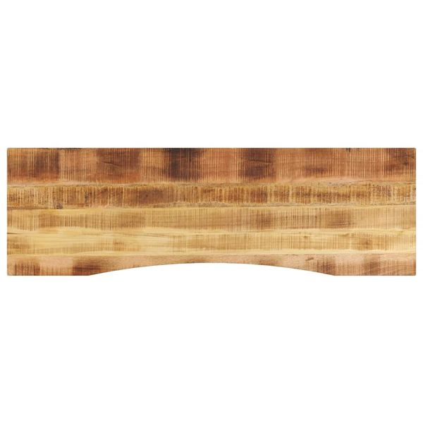 vidaXL Stolová doska so zakrivením 160x50x2,5 cm surový mangový masív