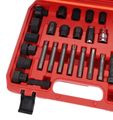 Sada na montáž a demontáž remeníc alternátora MECHANIC PULLEY SET 4, 30 ks SIXTOL