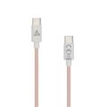 SBOX Kábel USB-C samec/USB-C samec,1m, ružový