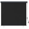 vidaXL Vonkajšia zatemňovacia roleta antracitová 170x250 cm