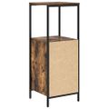 vidaXL Kúpeľňová skrinka s policami dub dymový 36x35x95 cm