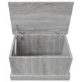 vidaXL Úložný box sivý sonoma 50x30x28 cm spracované drevo