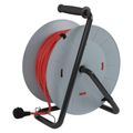 Prodlužovací kabel EMOS P19450P na bubne 50 m / 4 zásuvky / červený / PVC / 230 V / 1,5 mm2