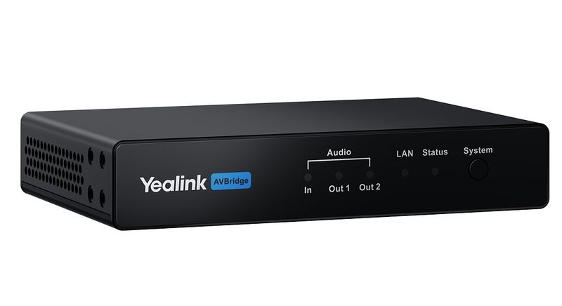 Yealink AVBridge, kompaktný audio box a extender A/V signálu, AES67 a Dante