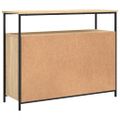 vidaXL Komoda, dub sonoma, 100x35x80 cm, imitácia dreva