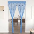 vidaXL Záclona macrame modrá 140x240 cm bavlna