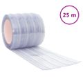 vidaXL Záves do dverí priehľadný 200 mm x 1,6 mm 25 m PVC