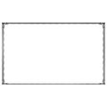 vidaXL Obrubník trávnika 4 ks 100 x 60 x 35 cm Oceľ Strieborná