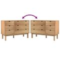 vidaXL Skrinka so zásuvkami OTTA 111x43x73,5 cm, borovica
