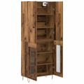 vidaXL Highboard 2 ks Staré drevo 69,5 x 34 x 180 cm Kompozitné drevo