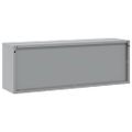 vidaXL Skrinka na náradie s úložiskom Červená a šedá 100 x 25 x 35 cm