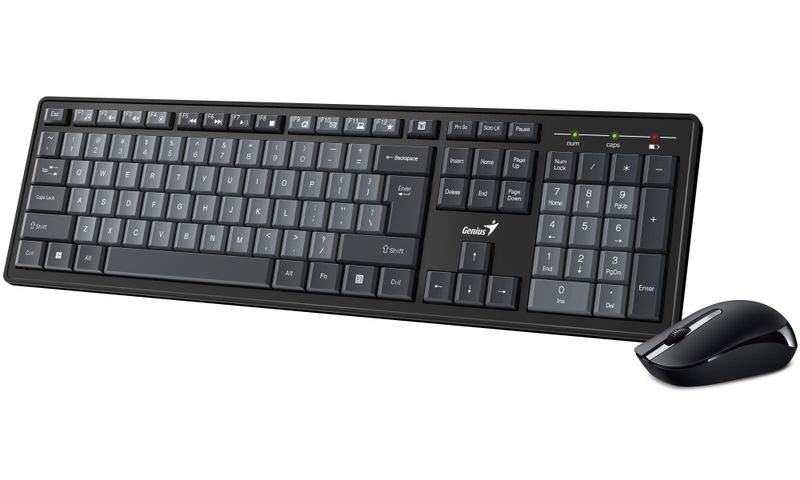 GENIUS Smart KM-8200 Dual Color/ Bezdrôtový set 2,4GHz/ Copilot/ USB/ čiernosivá/ SK+SK layout