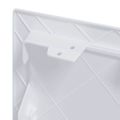 vidaXL Prístupové dosky Biela 40 x 40 cm ABS plast