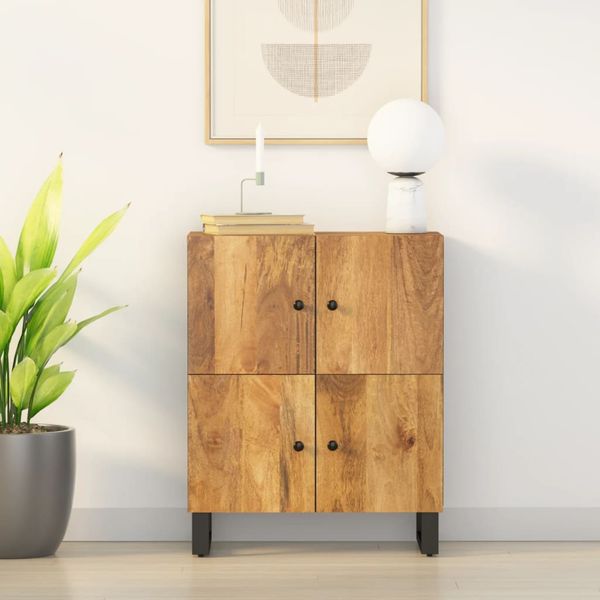 vidaXL Komoda so 4 dvierkami 60x33x75 cm masívny mangovník
