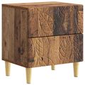 vidaXL Nočný stolík Staré drevo 43 x 34,5 x 48 cm Kompozitné drevo