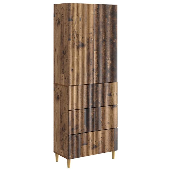 vidaXL Sada skríň 2 pcs 66 x 34,5 x 90 cm Kompozitné drevo